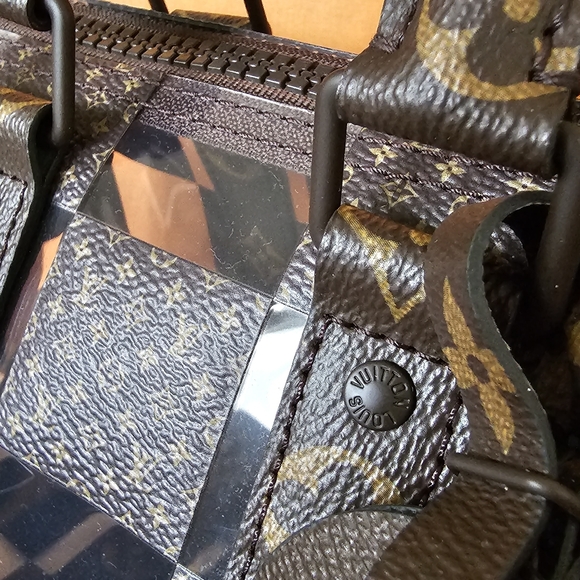 Louis Vuitton Keepall Bandouliere 25 Bag Monogram Chess Coated Canvas - Picture 13 of 16